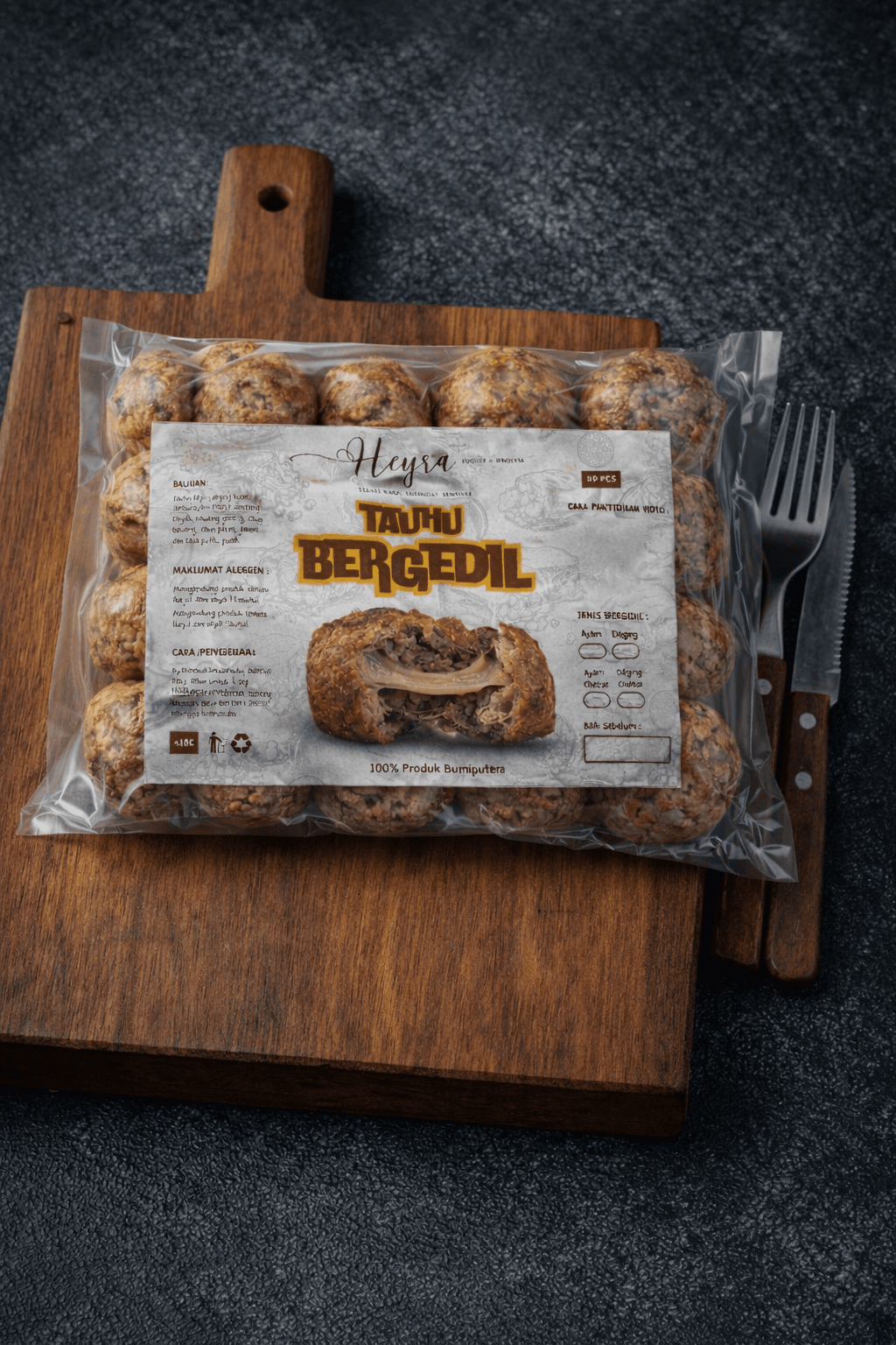 Frozen Tauhu Bergedil Ayam Cheese